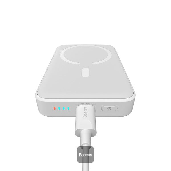 Baseus Magnetic Mini Wireless Fast Charge Power Bank 20000mAh 20W White Baseus Magnetic Mini Wireless Fast Charge Power Bank 20000mAh 20W White